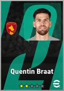 بطاقة Quentin Braat · GK