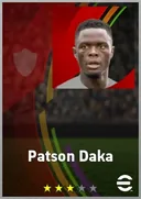 بطاقة Patson Daka · CF