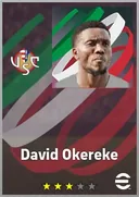 Carte de David Okereke · CF