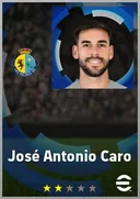 بطاقة José Antonio Caro · GK