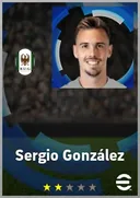 Sergio González CB card