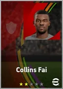 Collins Fai RB card