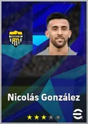 Nicolás González RWF card