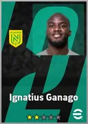 بطاقة Ignatius Ganago · CF