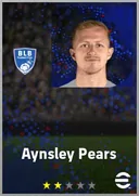 بطاقة Aynsley Pears · GK