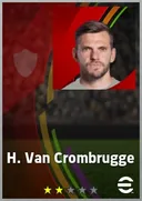 H. Van Crombrugge GK card