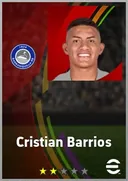 Carte de Cristian Barrios · RWF