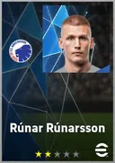 بطاقة Rúnar Rúnarsson · GK