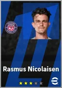 بطاقة Rasmus Nicolaisen · CB