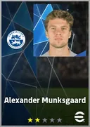 بطاقة Alexander Munksgaard · RB