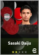 بطاقة Sasaki Daiju · CF