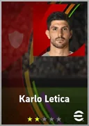 Carte de Karlo Letica · GK