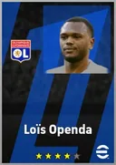 Carte de Loïs Openda · CF