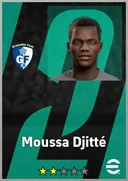بطاقة Moussa Djitté · CF