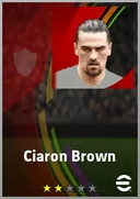 بطاقة Ciaron Brown · CB