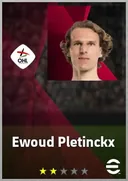 Ewoud Pletinckx CB card