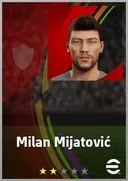 بطاقة Milan Mijatović · GK