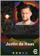 Carte de Justin de Haas · CB