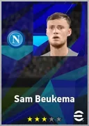 بطاقة Sam Beukema · CB
