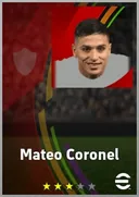 بطاقة Mateo Coronel · CF