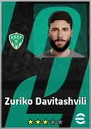 بطاقة Zuriko Davitashvili · LWF