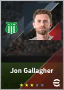 Carte de Jon Gallagher · RB