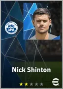 بطاقة Nick Shinton · GK