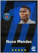 Carte de Nuno Mendes · LB