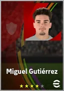 بطاقة Miguel Gutiérrez · LB