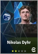 Nikolas Dyhr LB card