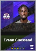 Carte de Evann Guessand · RWF