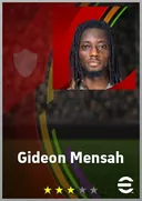 بطاقة Gideon Mensah · LB