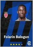 Folarin Balogun CF card