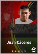 Juan Cáceres RB card