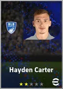 بطاقة Hayden Carter · CB