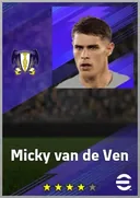 بطاقة Micky van de Ven · CB