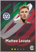 بطاقة Matteo Lovato · CB