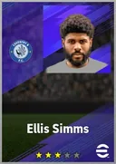 Carte de Ellis Simms · CF