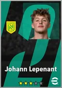 بطاقة Johann Lepenant · DMF