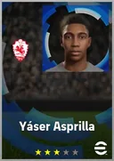 Carte de Yáser Asprilla · AMF