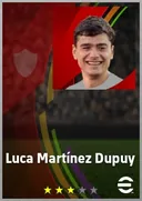 بطاقة Luca Martínez Dupuy · CF