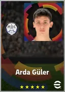 بطاقة Arda Güler · AMF