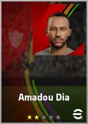 بطاقة Amadou Dia · LB