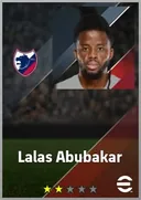 بطاقة Lalas Abubakar · CB
