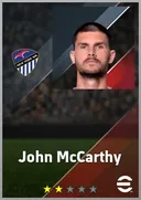 بطاقة John McCarthy · GK