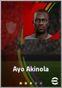 بطاقة Ayo Akinola · CF