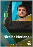 بطاقة Nicolás Meriano · CB
