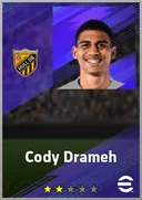 Carte de Cody Drameh · RB