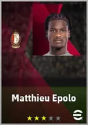 بطاقة Matthieu Epolo · GK