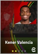 Carte de Kener Valencia · CF